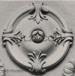 Розетки (ROSETTE_2094 -  | 3D model 3DSMAX / OBJ / STL) 3D модель для ЧПУ станка